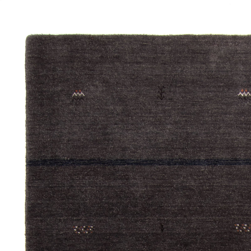 Loribaft Loom Teppich 173x240cm - Wollteppich - dunkelbraun