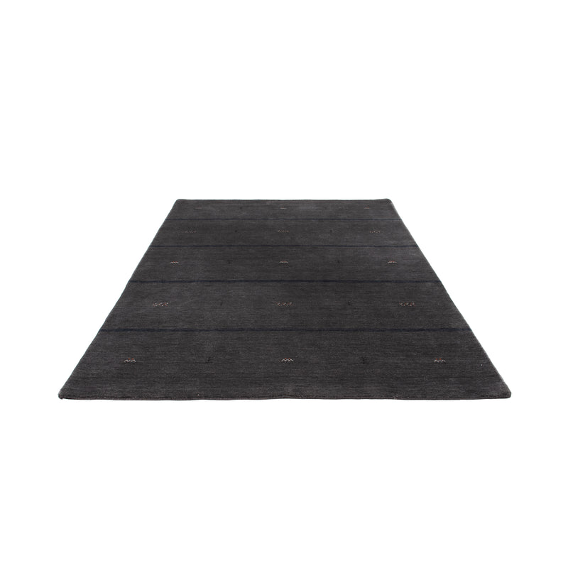 Loribaft Loom Teppich 173x240cm - Wollteppich - dunkelbraun
