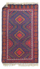 Belutsch Teppich 81x137cm - Orientteppich - blau