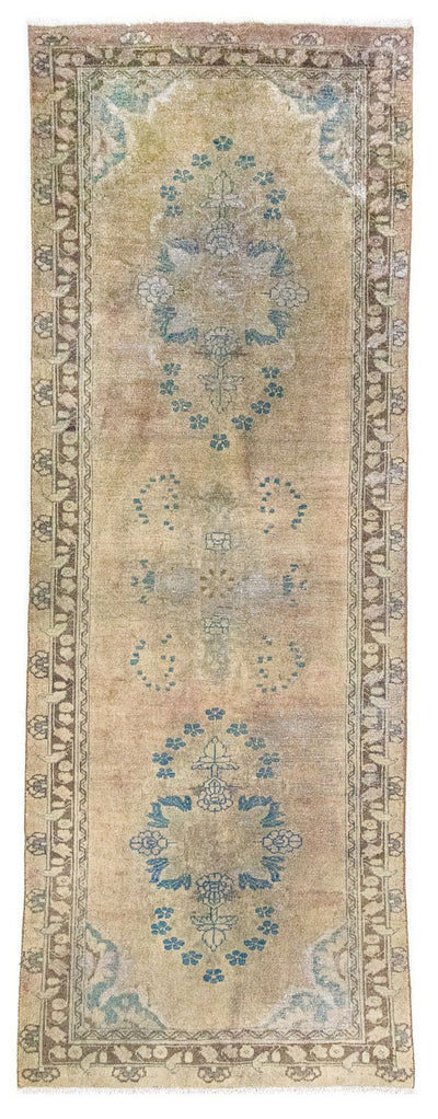 Keshan Teppich 120x305cm - Perserteppich - braun