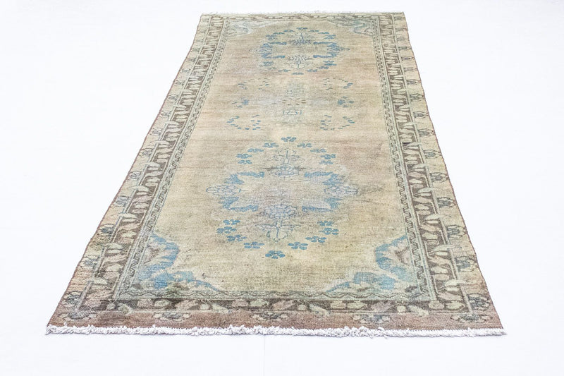 Keshan Teppich 120x305cm - Perserteppich - braun