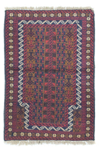 Belutsch Teppich 88x132cm - Orientteppich - braun – product image