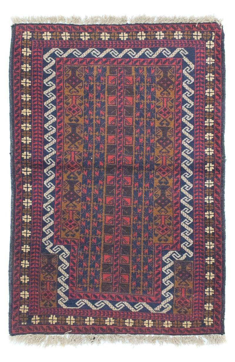 Belutsch Teppich 88x132cm - Orientteppich - braun