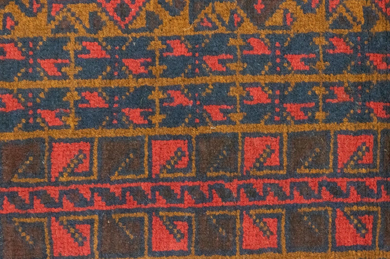 Belutsch Teppich 88x132cm - Orientteppich - braun