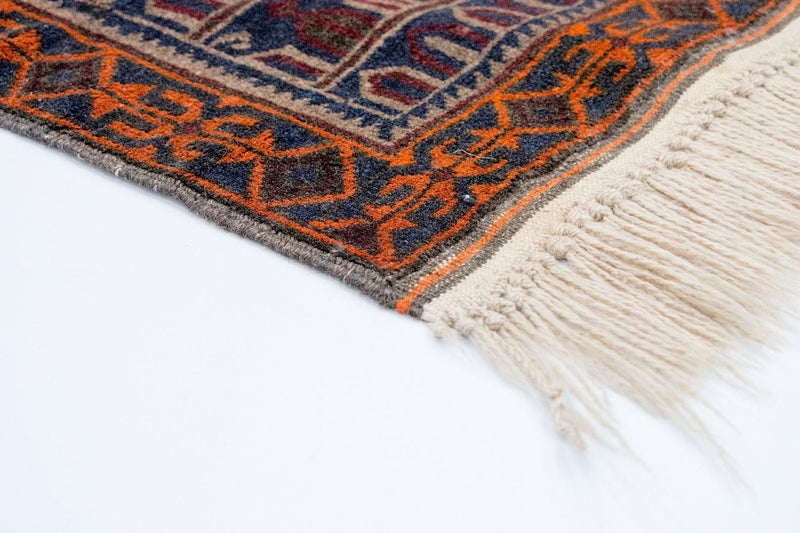 Belutsch Teppich 104x135cm - Orientteppich - mehrfarbig