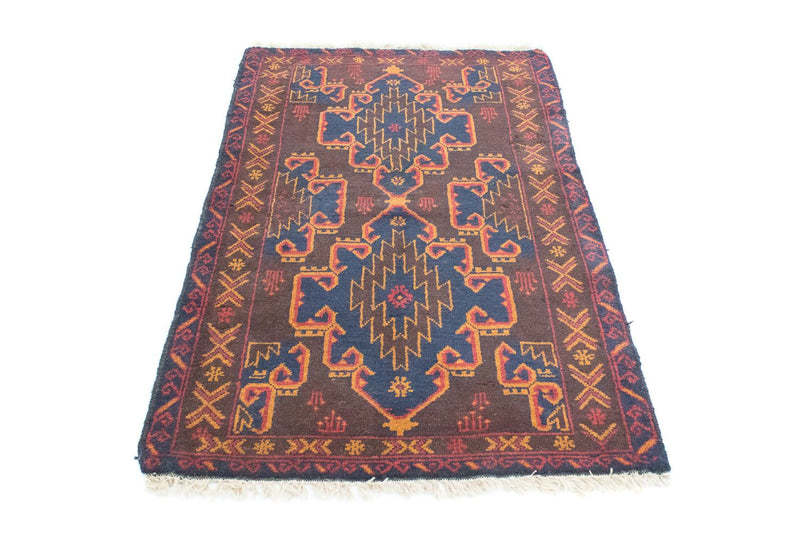 Belutsch Teppich 87x131cm - Orientteppich - braun
