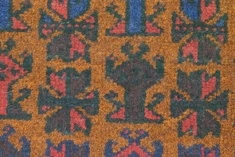 Belutsch Teppich 76x140cm - Orientteppich - blau