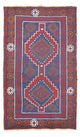 Belutsch Teppich 79x138cm - Orientteppich - rot