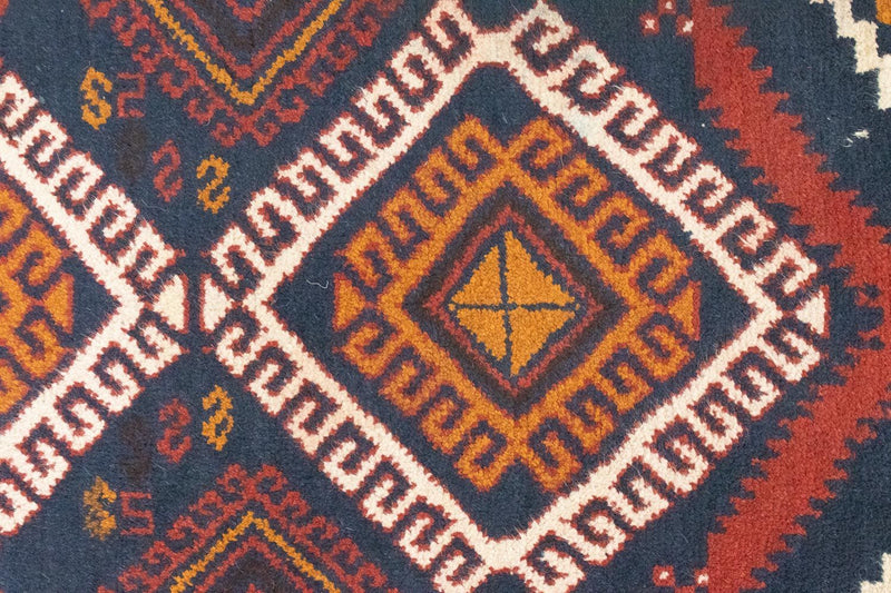 Belutsch Teppich 76x130cm - Orientteppich - blau