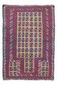Belutsch Teppich 74x117cm - Orientteppich - rot