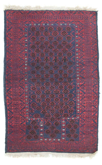 Belutsch Teppich 77x124cm - Orientteppich - blau – product image