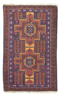 Belutsch Teppich 82x133cm - Orientteppich - blau – product image