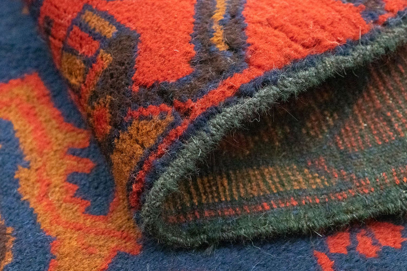 Belutsch Teppich 85x145cm - Orientteppich - blau