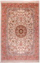 Täbriz - 40 Raj Teppich 200x298cm - Perserteppich - rosa