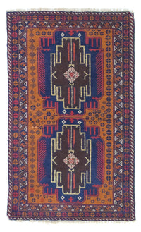 Belutsch Teppich 80x139cm - Orientteppich - orange – product image