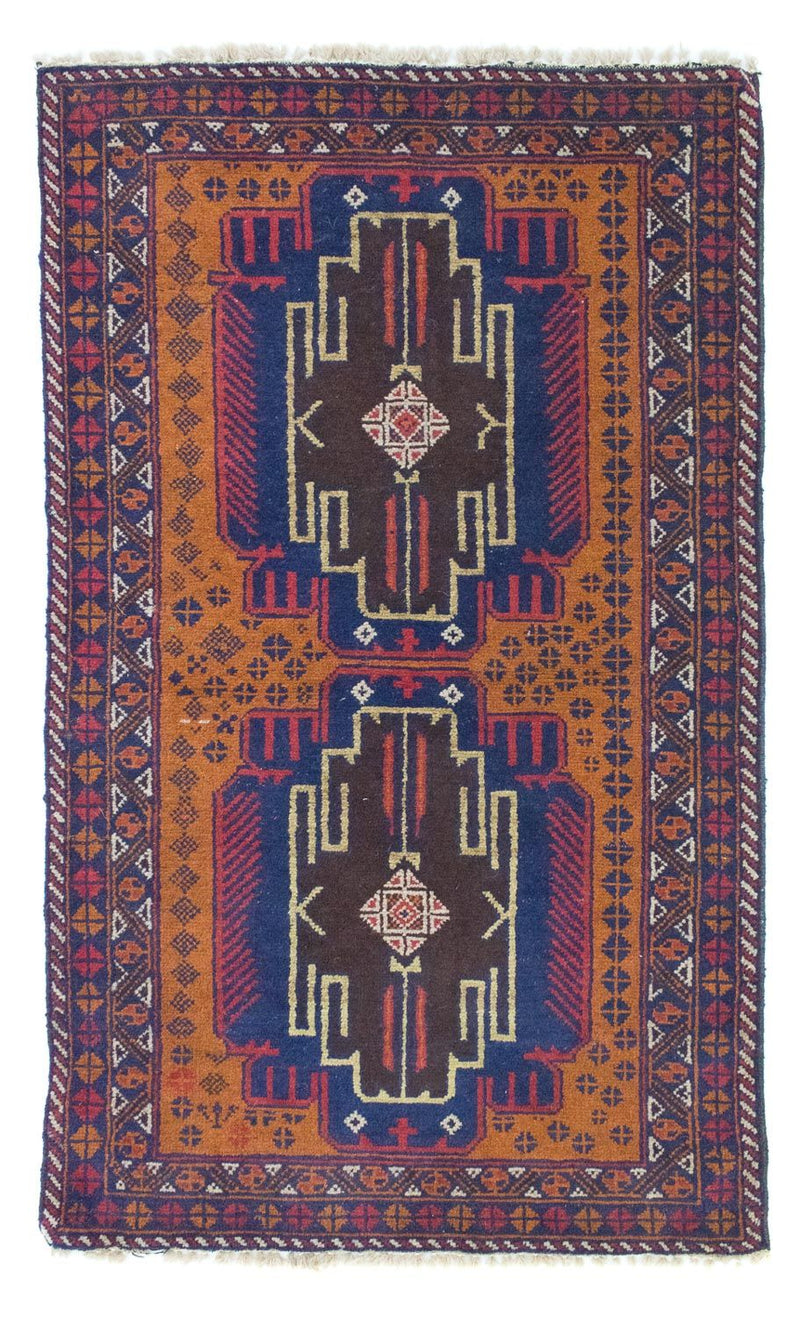Belutsch Teppich 80x139cm - Orientteppich - orange