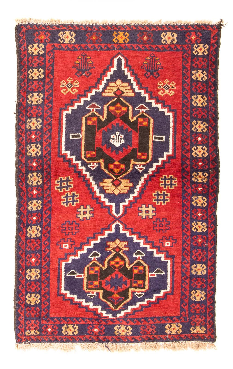 Belutsch Teppich 79x130cm - Orientteppich - rot