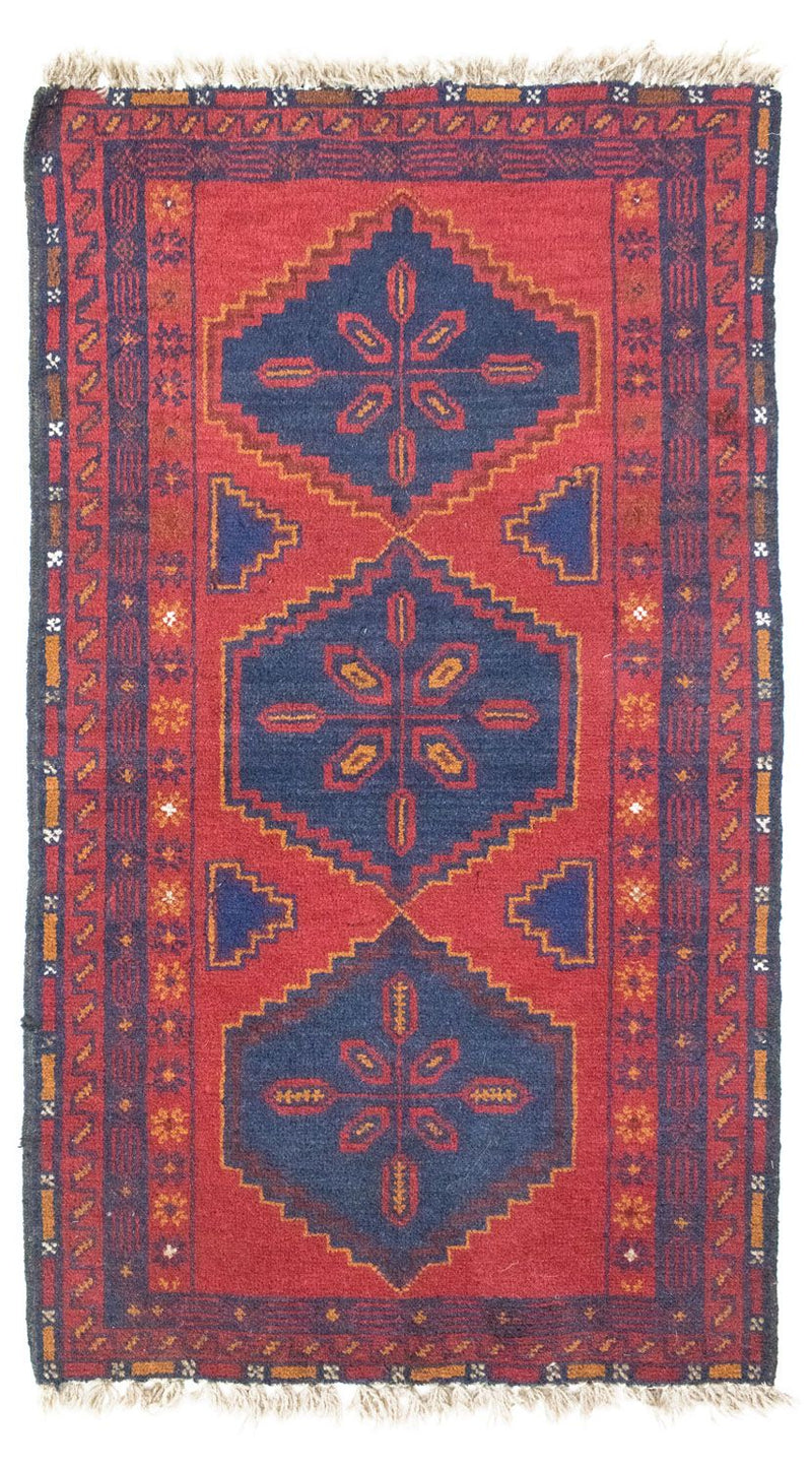 Belutsch Teppich 78x131cm - Orientteppich - rot
