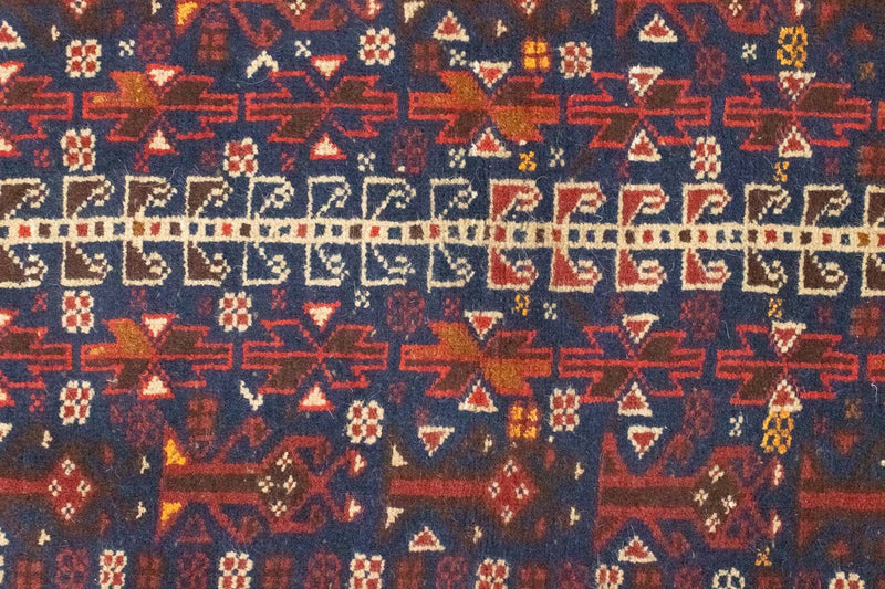 Belutsch Teppich 87x140cm - Orientteppich - blau