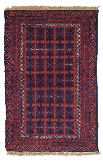 Belutsch Teppich 84x137cm - Orientteppich - blau