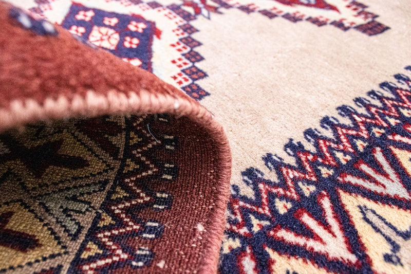 Pakistan Teppich 65x195cm - Orientteppich - beige