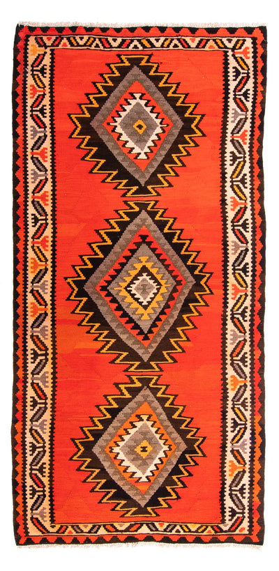 Kelim Teppich Old 140x275cm - mehrfarbig