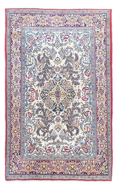 Ghom Teppich 105x166cm - Perserteppich - beige