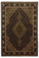Täbriz - 50 Raj Teppich 102x155cm - Perserteppich - blau