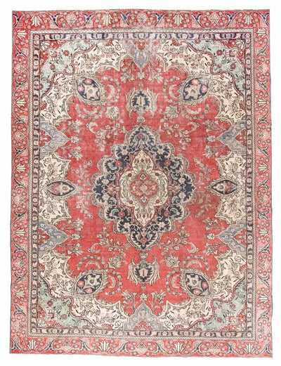 Täbriz Teppich 266x345cm - Perserteppich - rot