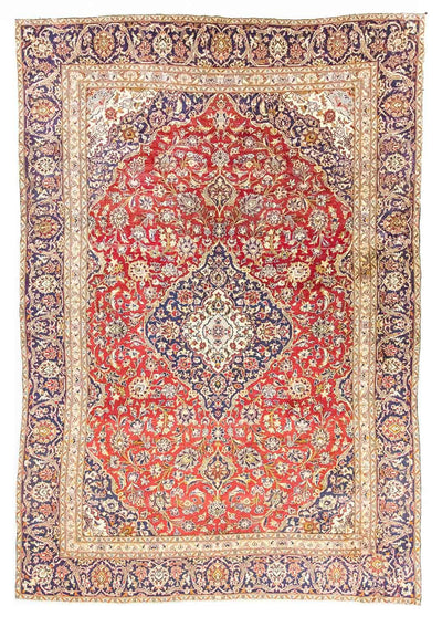 Keshan Teppich 260x385cm - Perserteppich - rot