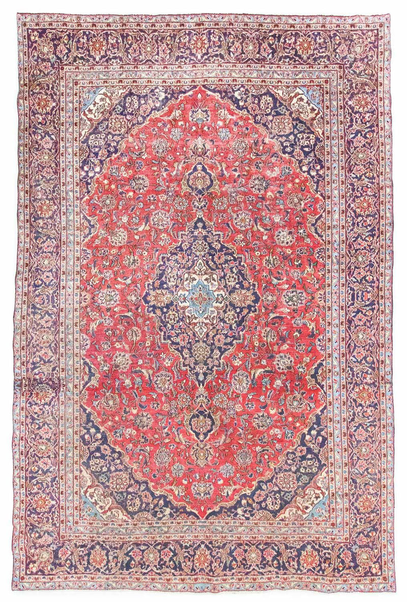 Keshan Teppich 274x410cm - Perserteppich - rot