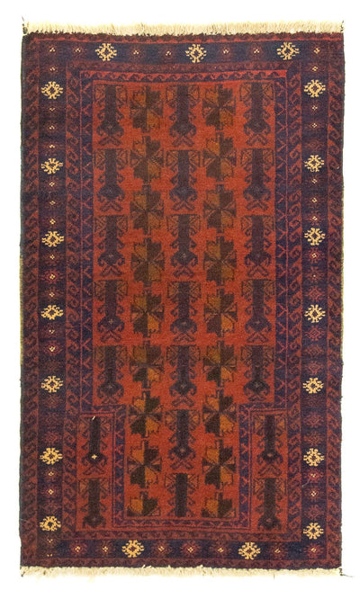 Belutsch Teppich 80x133cm - Orientteppich - orange