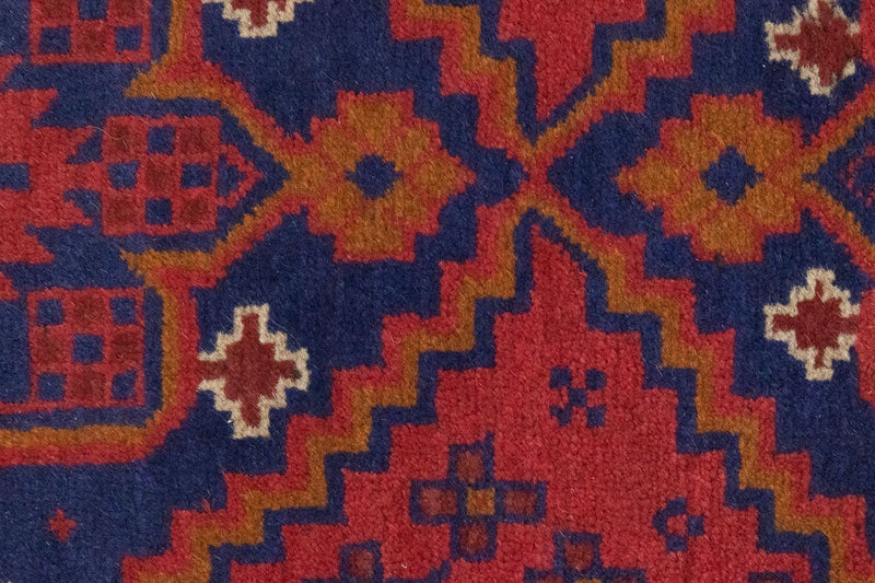 Belutsch Teppich 70x127cm - Orientteppich - rot