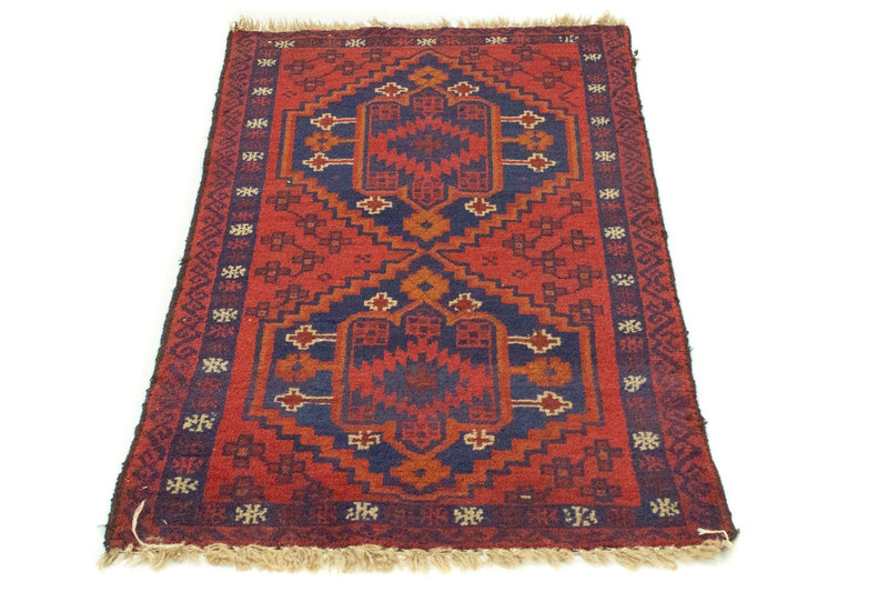 Belutsch Teppich 70x127cm - Orientteppich - rot