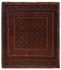 Kelim Afghan Teppich 118x139cm - braun – product image