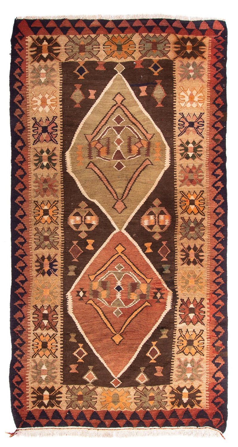 Kelim Teppich Old 180x310cm - mehrfarbig