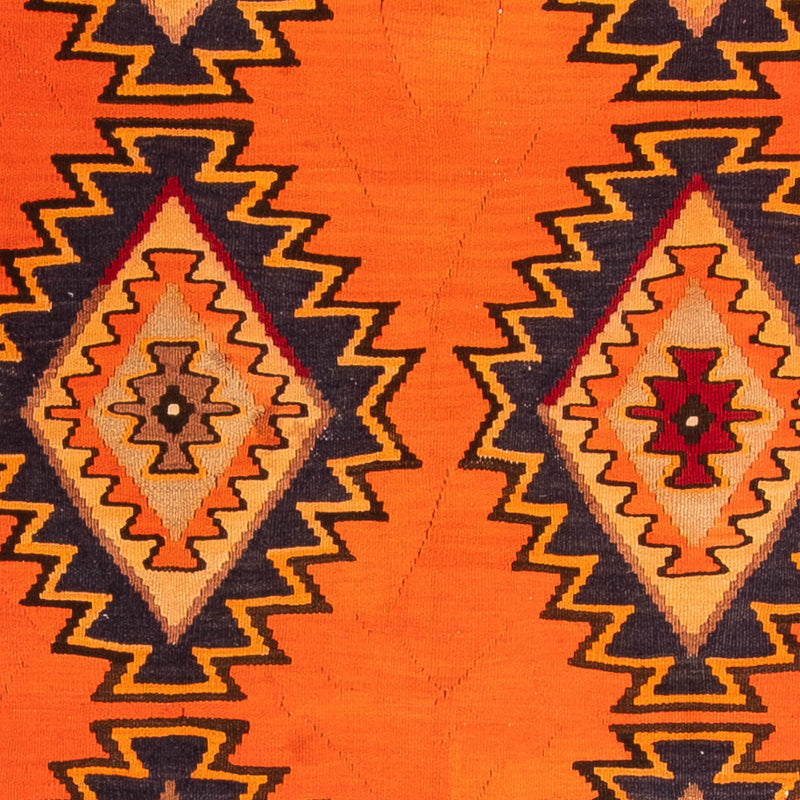 Kelim Teppich Old 140x290cm - mehrfarbig