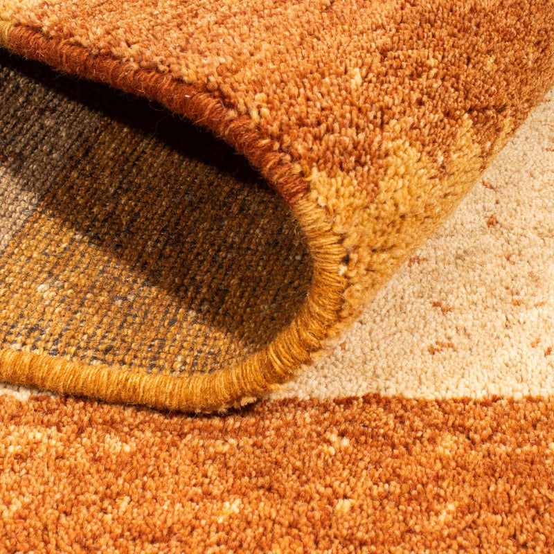 Gabbeh Teppich Indus 142x199cm - Wollteppich - mehrfarbig