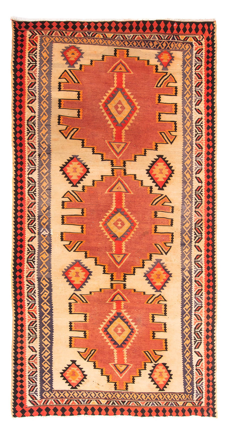 Kelim Teppich Old 150x300cm - mehrfarbig