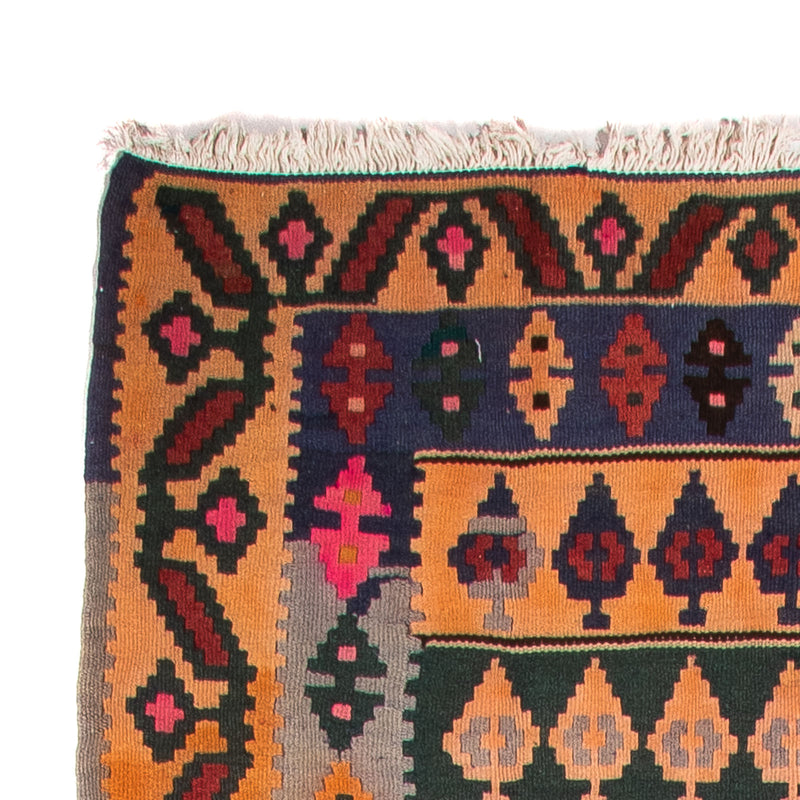 Kelim Teppich Old 140x350cm - mehrfarbig
