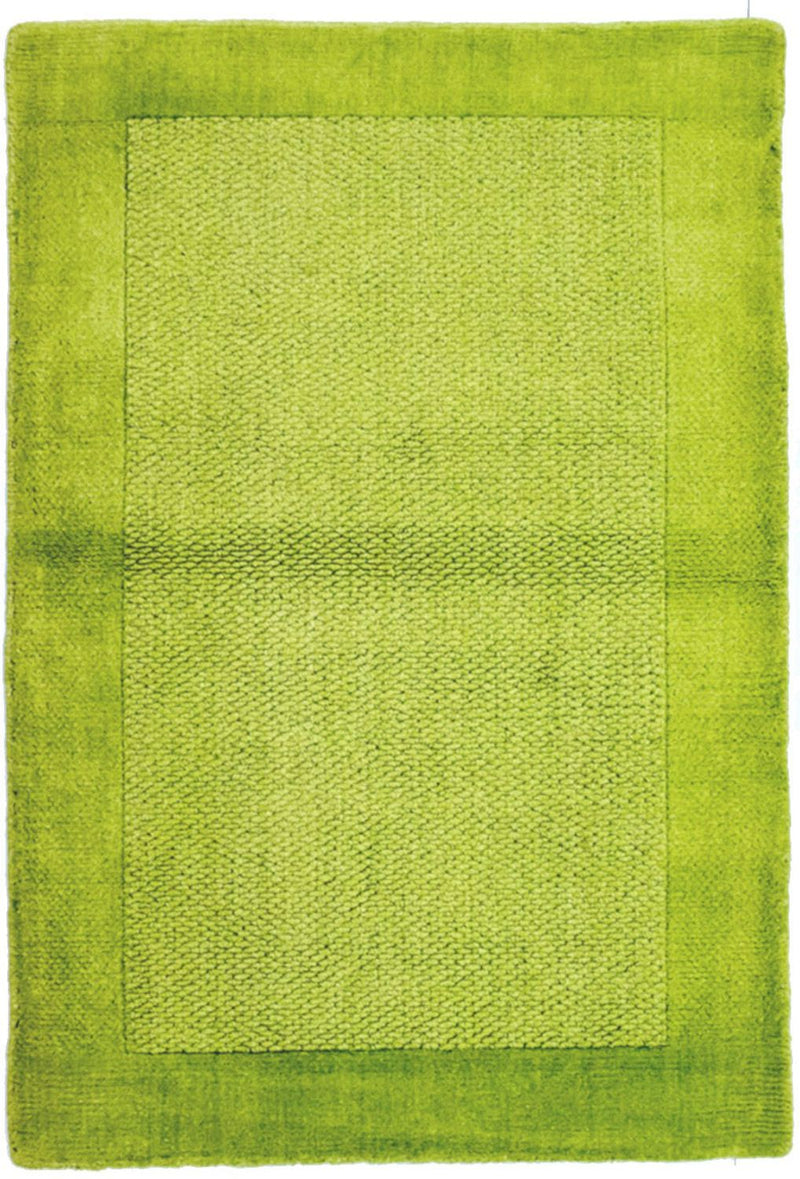 Wollteppich 103x150cm - hellgrün