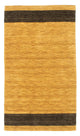 Gabbeh Teppich Softy 93x161cm - Wollteppich - dunkelbeige