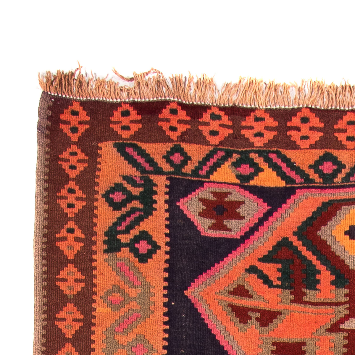 Kelim Teppich Old 145x320cm - mehrfarbig