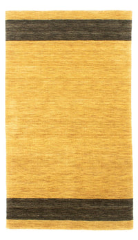 Gabbeh Teppich Softy 91x160cm - Wollteppich - dunkelbeige – product image