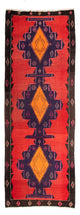 Kelim Teppich Old 150x385cm - mehrfarbig