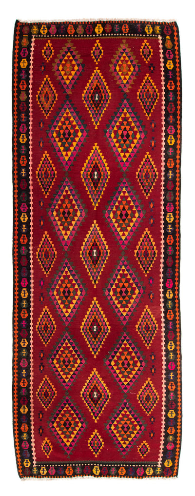 Kelim Teppich Old 144x380cm - mehrfarbig