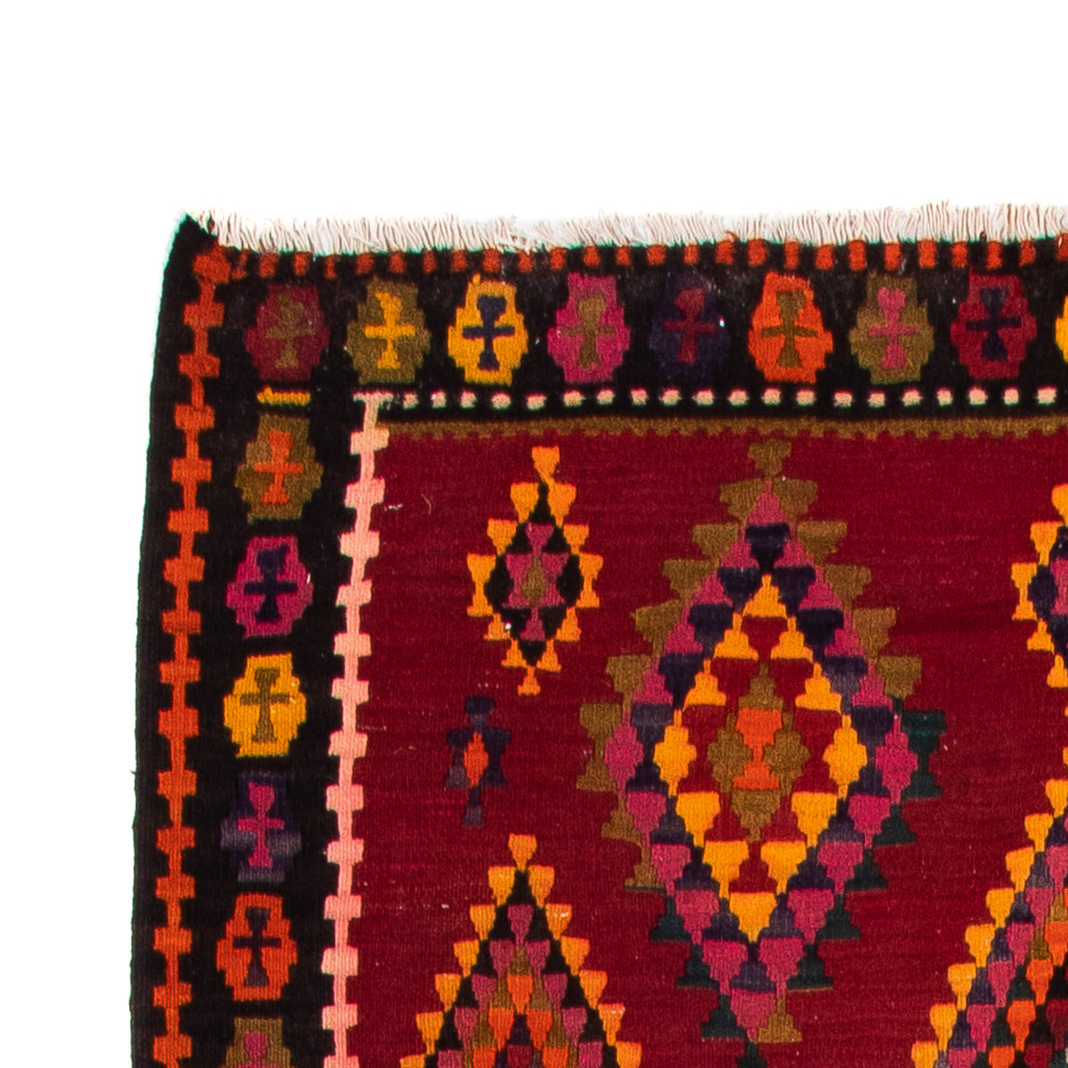 Kelim Teppich Old 144x380cm - mehrfarbig