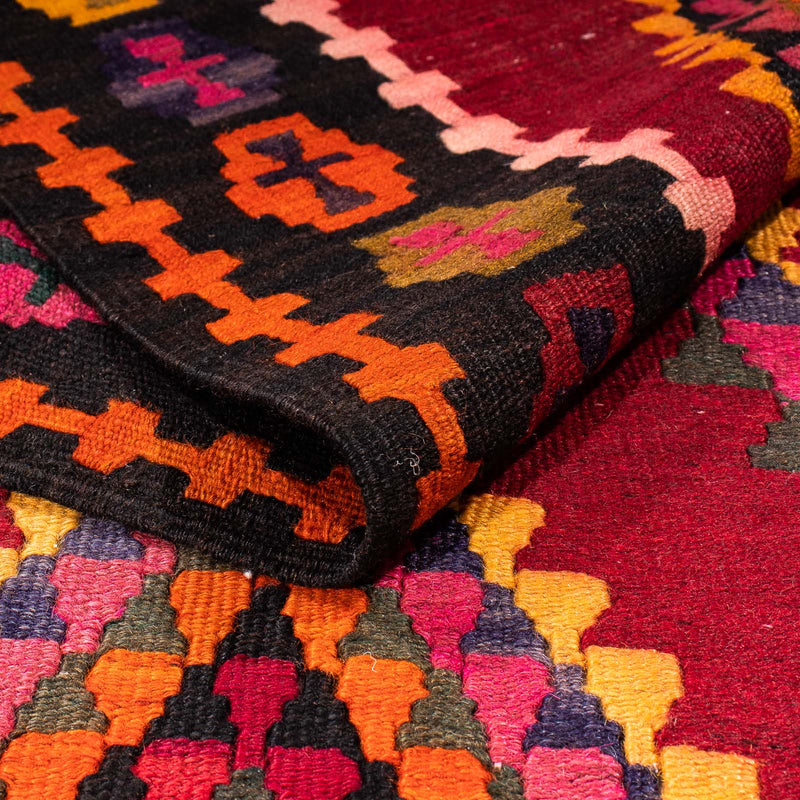 Kelim Teppich Old 144x380cm - mehrfarbig