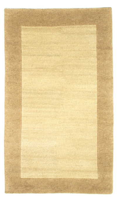 Nepal Teppich 95x161cm - Wollteppich - natur