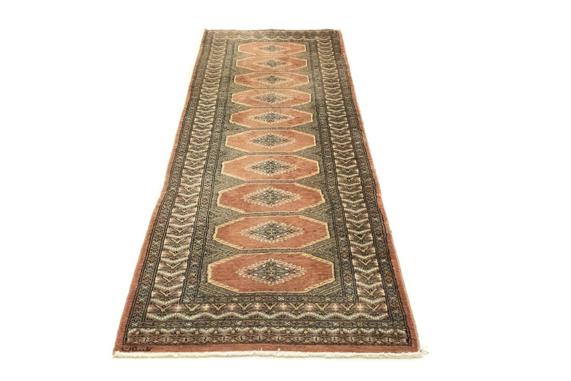 Pakistan Teppich 80x257cm - Orientteppich - orange